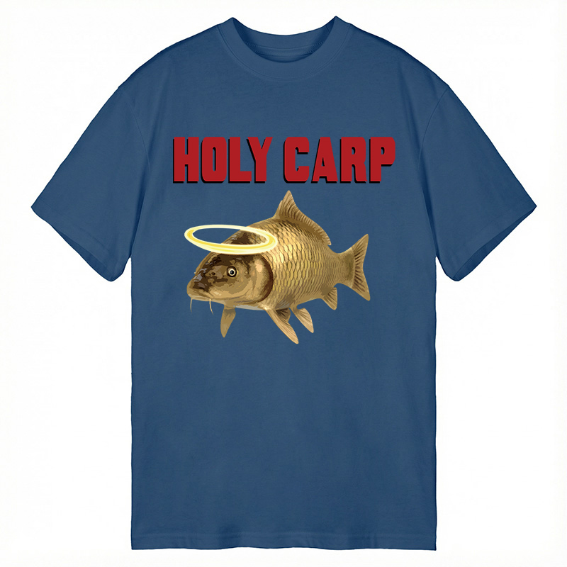 Modecanvas Holy Carp DTG Printing Classic T-Shirt-modecanvas