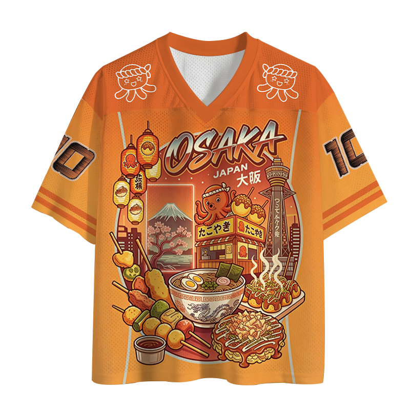 Modecanvas Vibrant Osaka Hub Mesh Jersey-modecanvas