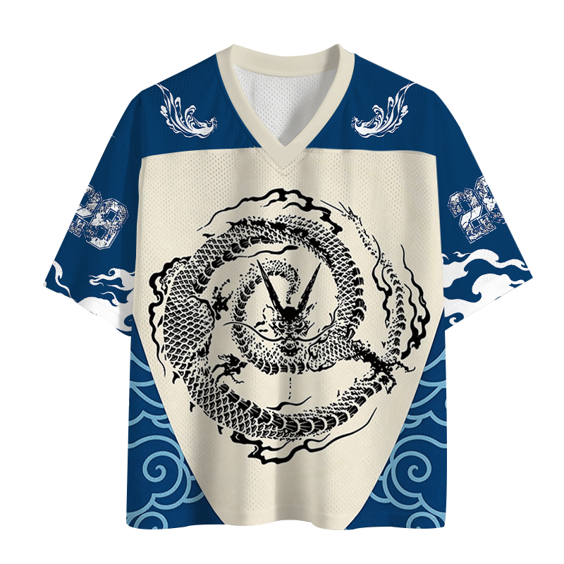 Modecanvas Crouching Dragon Mesh Jersey-modecanvas