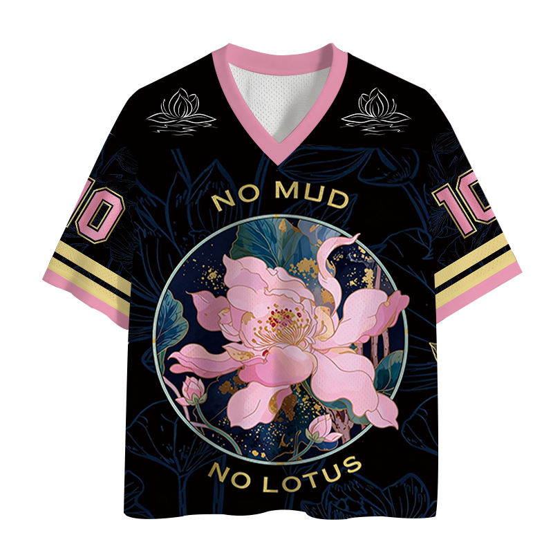 Modecanvas No Mud No Lotus Mesh Jersey-modecanvas