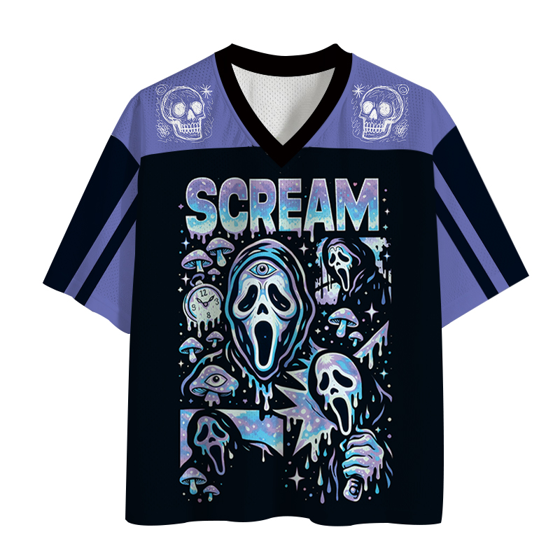 Modecanvas SCREAM-Melting Fear Vision Mesh Jersey-modecanvas