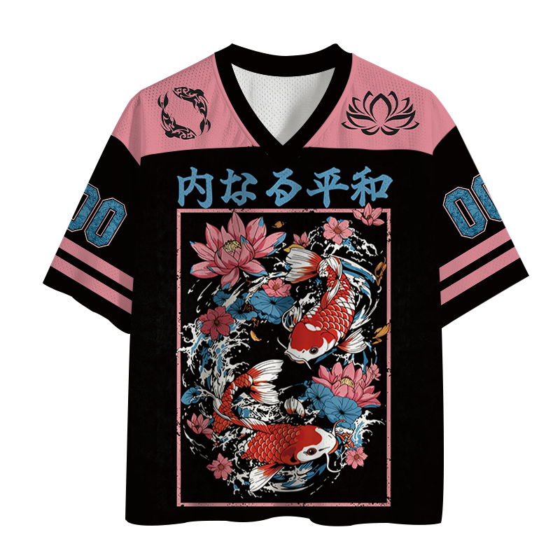 Modecanvas Koi Serenity Mesh Jersey-modecanvas