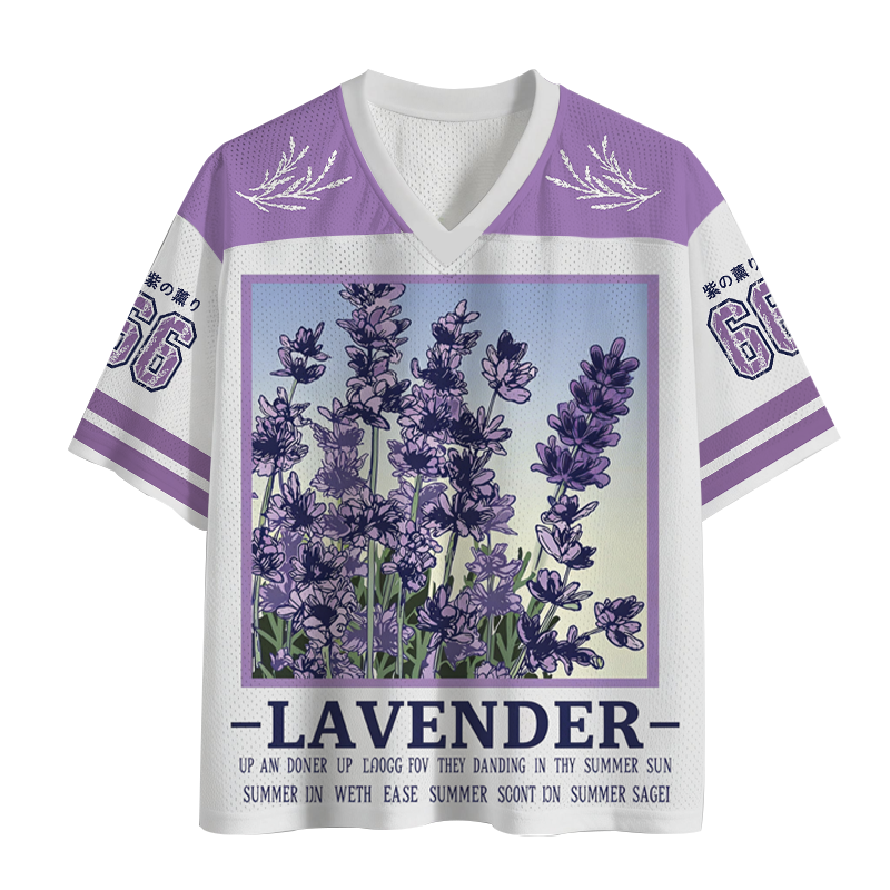 Modecanvas Lavender Scent Mesh Jersey-modecanvas