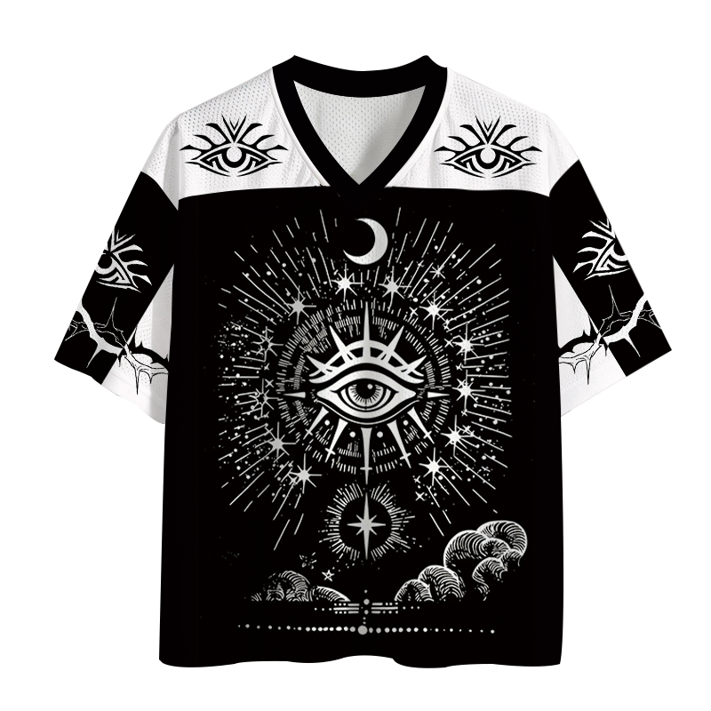 Modecanvas Celestial Gaze Cosmic Oracle Mesh Jersey-modecanvas