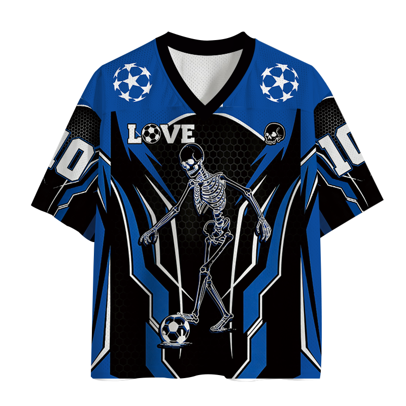 Modecanvas Eternal Game Bone And Ball Mesh Jersey-modecanvas