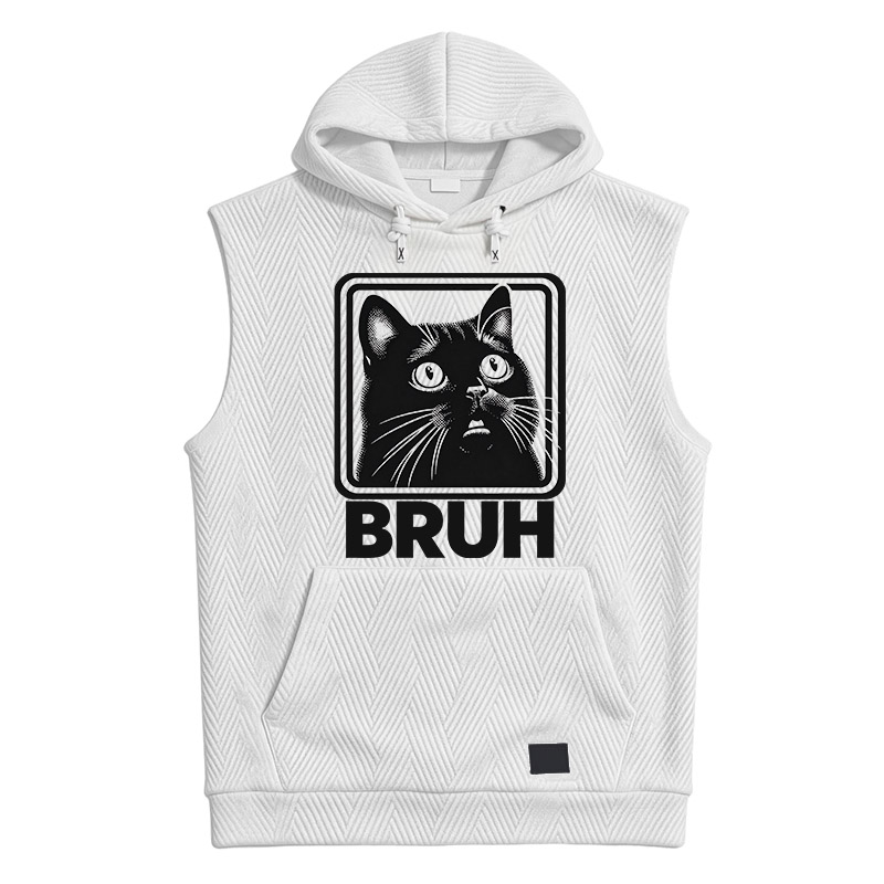 Modecanvas BRUH Cat Hooded Tank