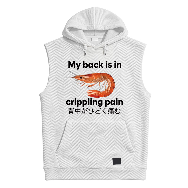 Modecanvas My Back Is in Crippling Pain Hooded Tank