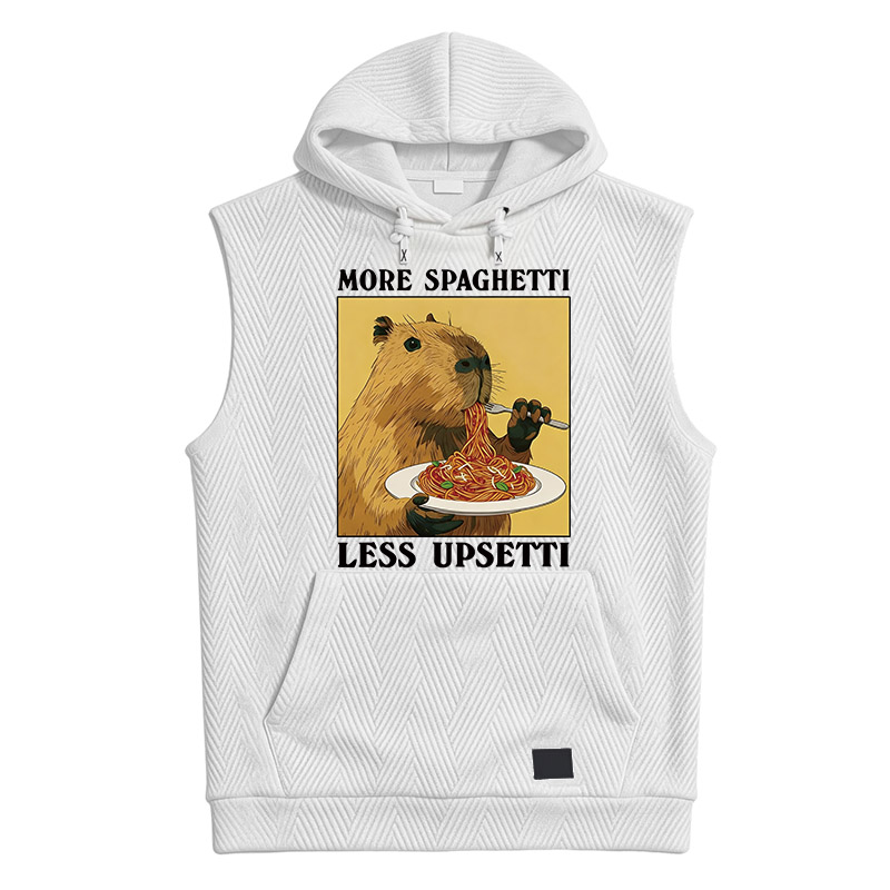 Modecanvas Capybara Eating Hooded Tank