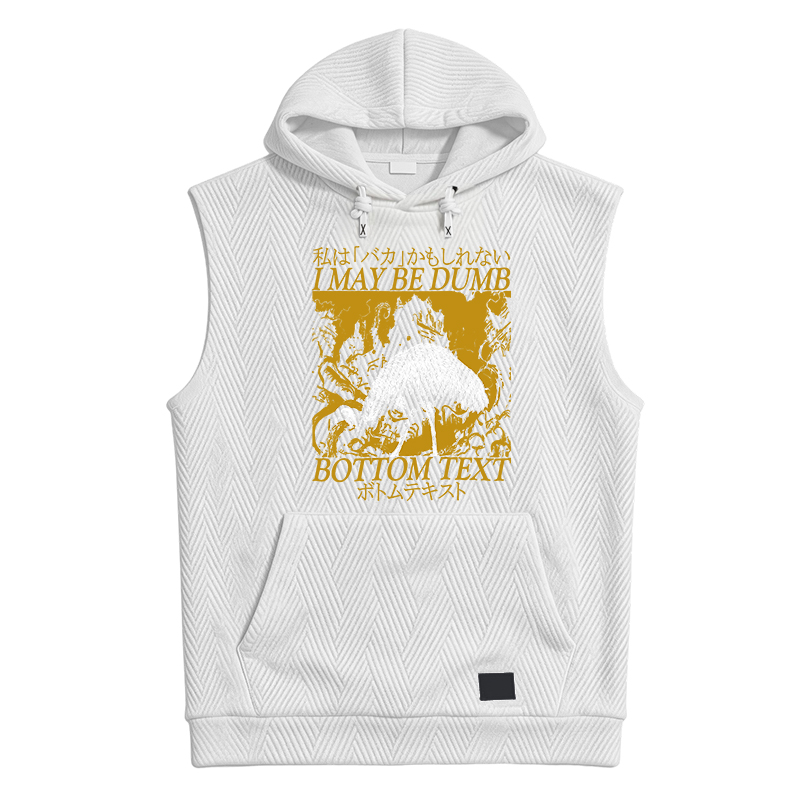 Modecanvas I May Be Dumb Hooded Tank