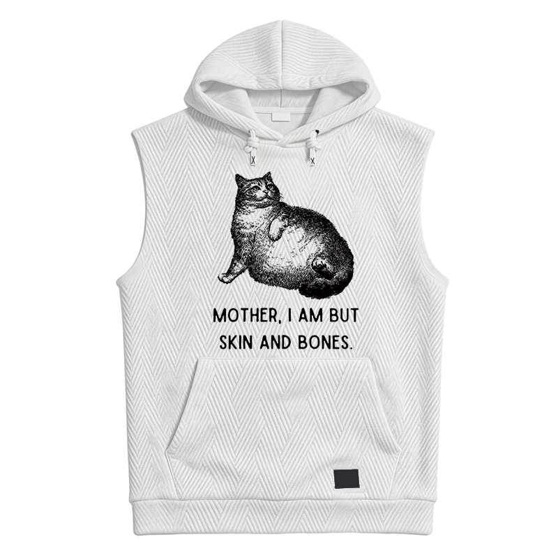 Modecanvas Skin & Bones Cat Hooded Tank