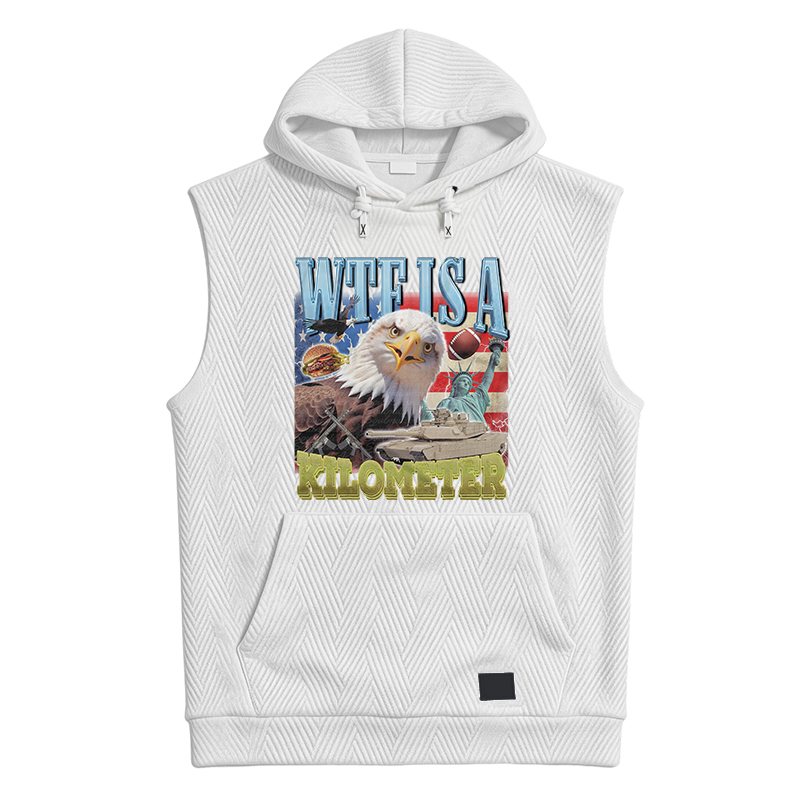 Modecanvas Funny Eagle Meme Hooded Tank