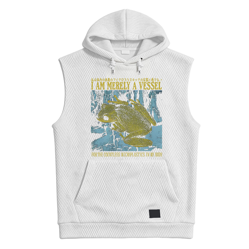 Modecanvas Funny Vintage Japanese Frog Hooded Tank