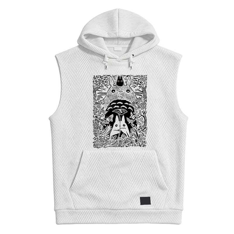 Modecanvas Vintage Neighbor Totoro Hooded Tank