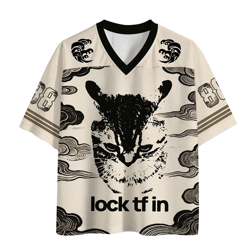 Modecanvas Lock TF In Cat Mesh Jersey-modecanvas