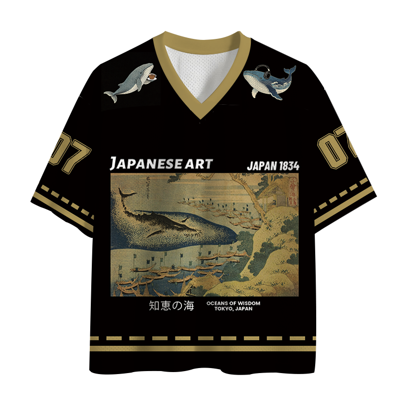 Modecanvas Oceans of Wisdom Mesh Jersey-modecanvas