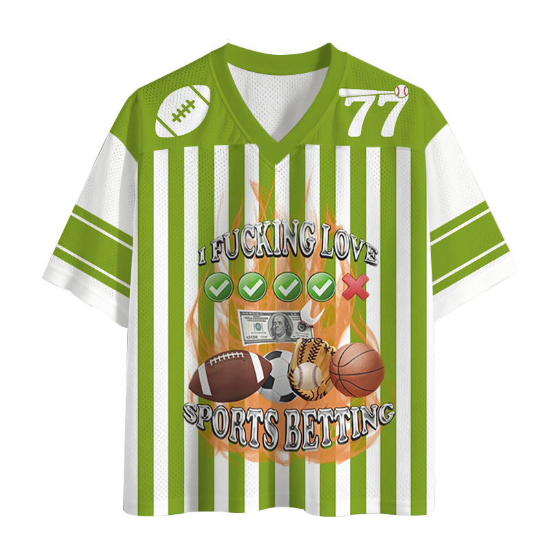 Modecanvas Sports Betting Mesh Jersey-modecanvas