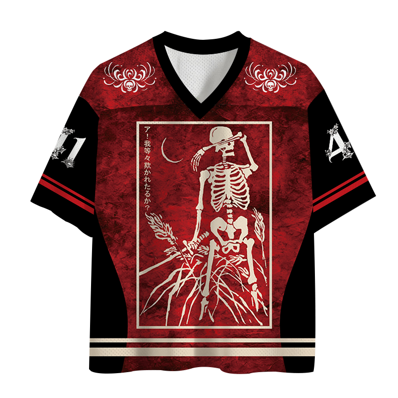 Modecanvas Oh They Bullied Me Mesh Jersey-modecanvas