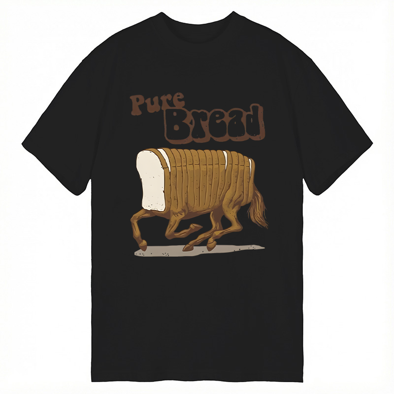 Modecanvas Pure Bread DTG Printing Classic T-Shirt-modecanvas