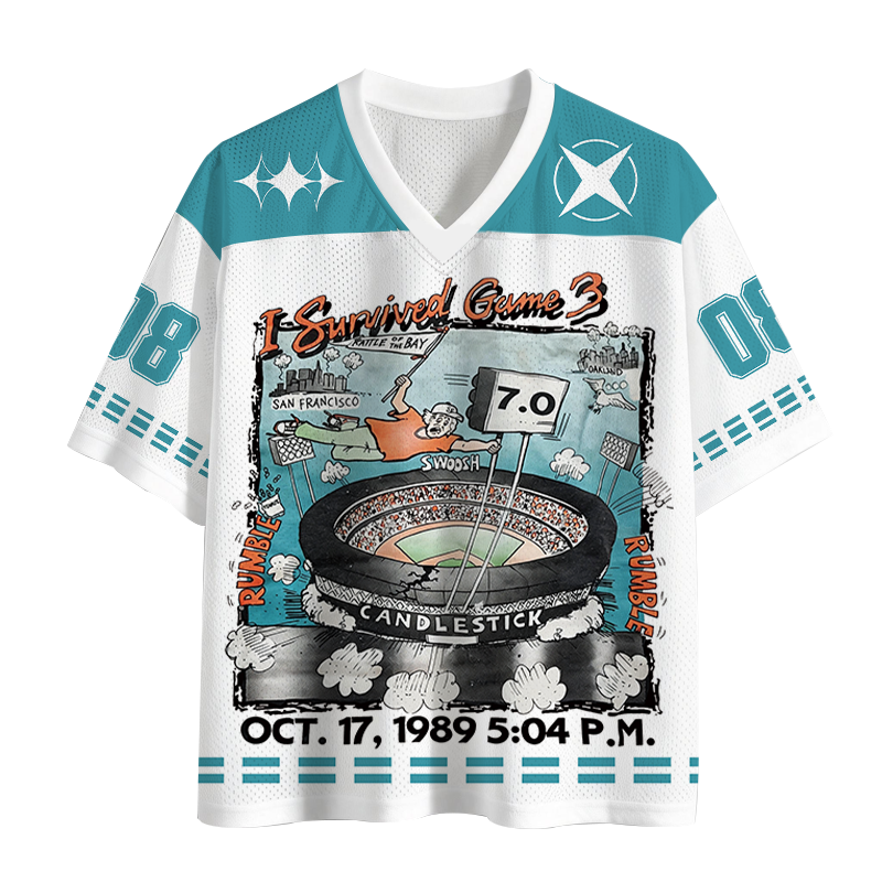 Modecanvas I Survived Game 3 Rattle Of The Bay Mesh Jersey-modecanvas