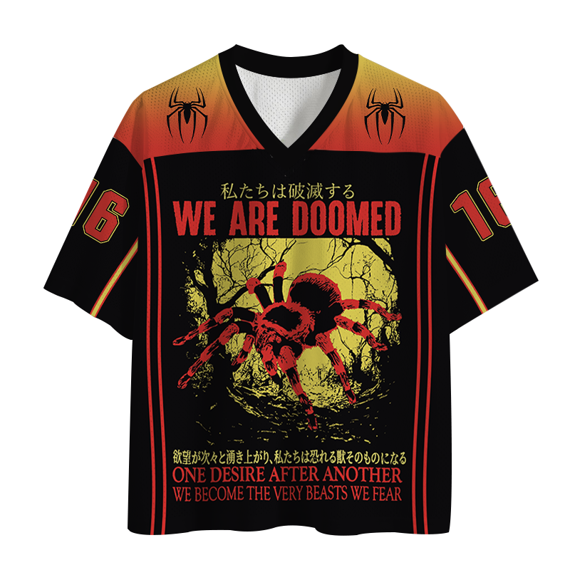 Modecanvas We Are Doomed Tarantula Mesh Jersey-modecanvas