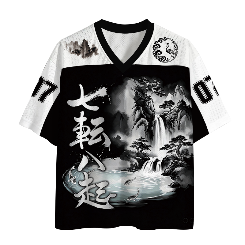 Modecanvas Zen Ink Perseverance Mesh Jersey-modecanvas