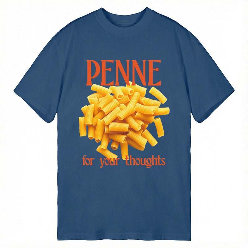 Modecanvas Penne For Your Thoughts DTG Printing Classic T-Shirt-modecanvas