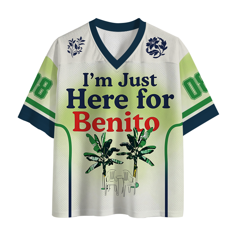 Modecanvas Bad Bunny Mesh Jersey-modecanvas