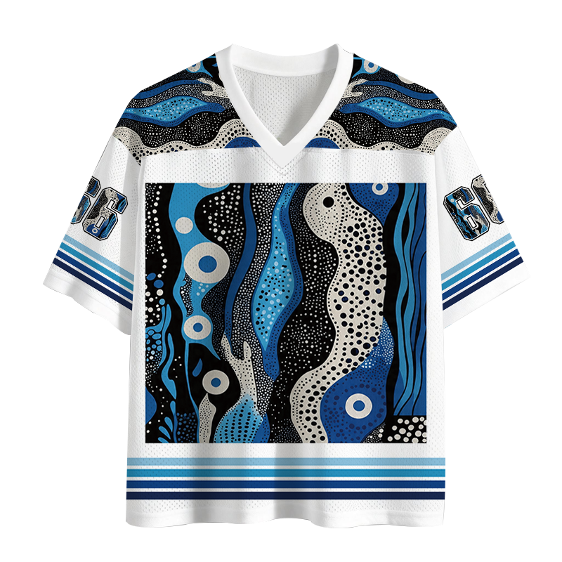 Modecanvas Green Wood Mesh Jersey-modecanvas