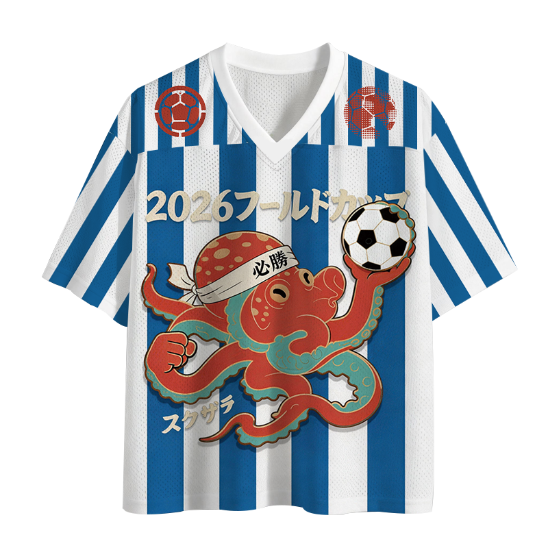 Modecanvas 2026 World Cup Octopus Mesh Jersey-modecanvas