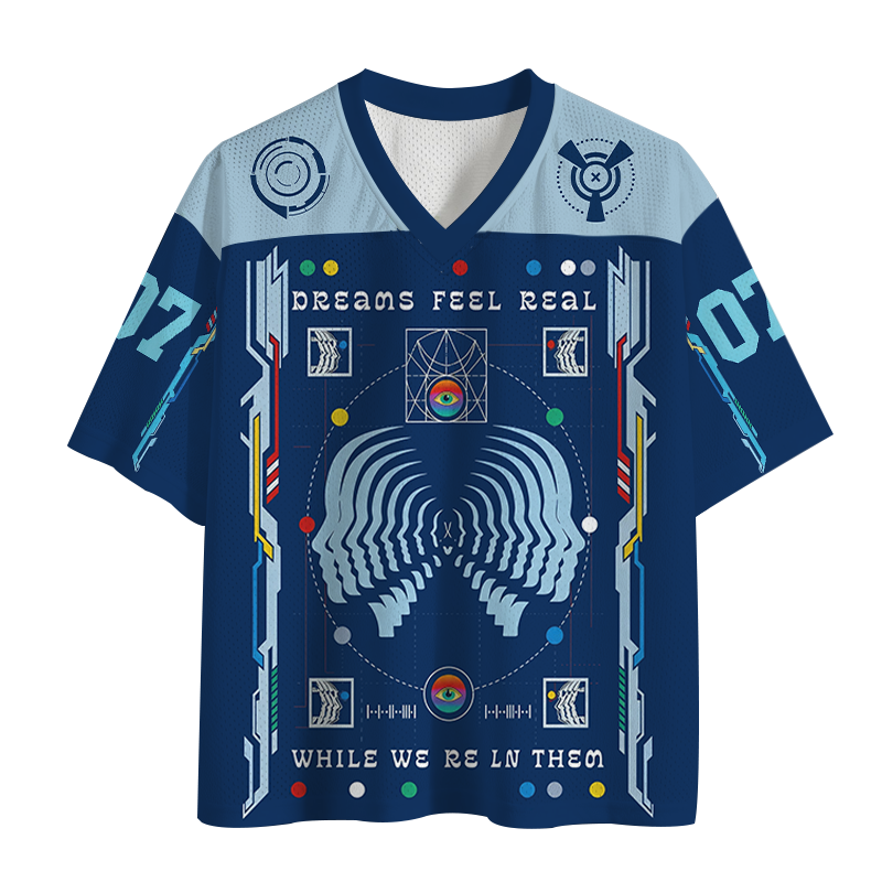 Modecanvas When Dreams Feel Real Mesh Jersey-modecanvas