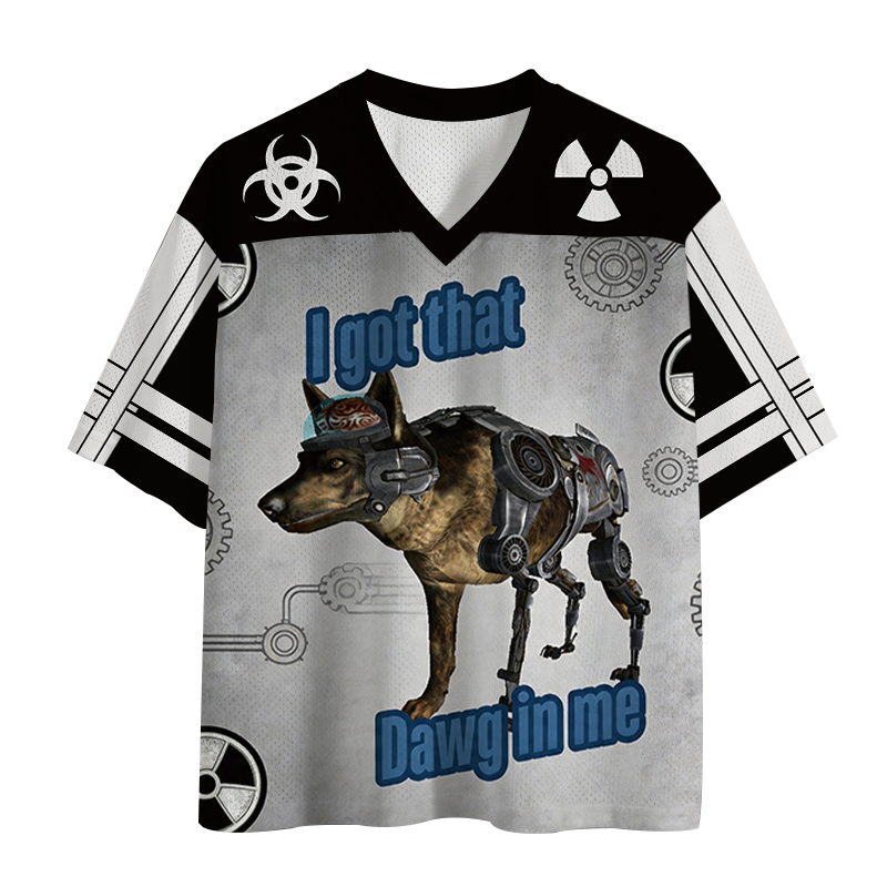 Modecanvas That Dawg In Me Mesh Jersey-modecanvas