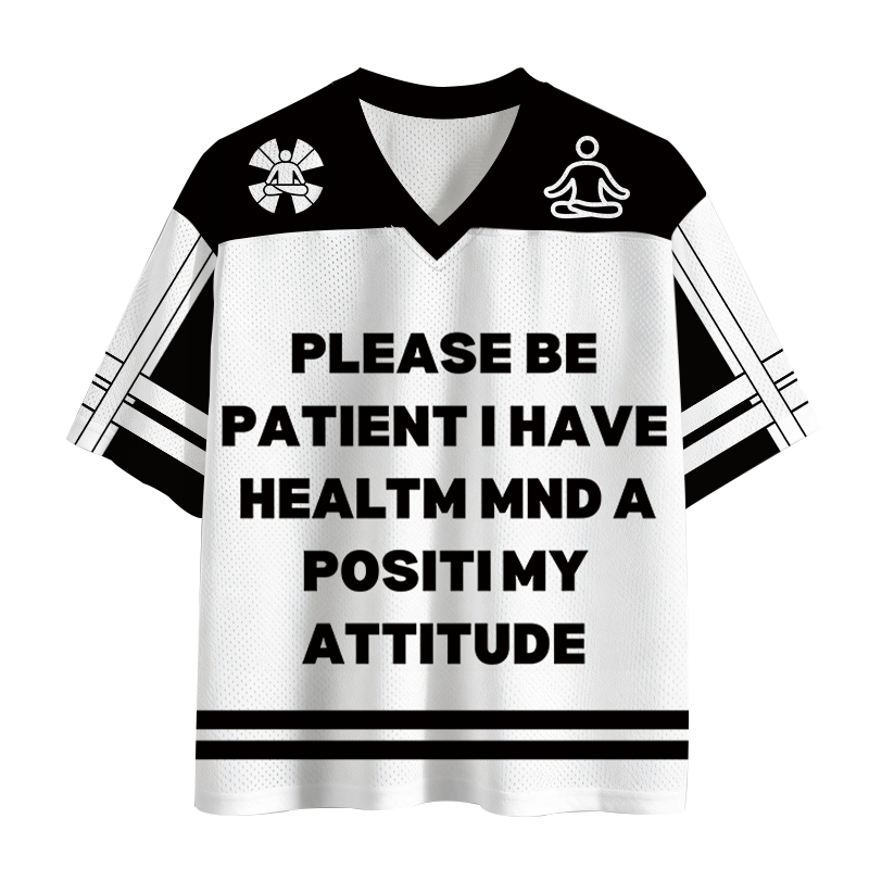 Modecanvas Please Be Patient I Have Autism Mesh Jersey-modecanvas