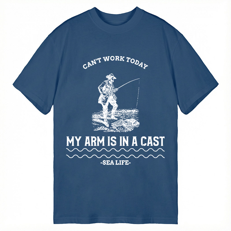 Modecanvas I Cant Work My Arm Is In A Cast DTG Printing Classic T-Shirt-modecanvas