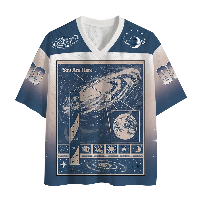 Modecanvas You Are Here Space Mesh Jersey-modecanvas