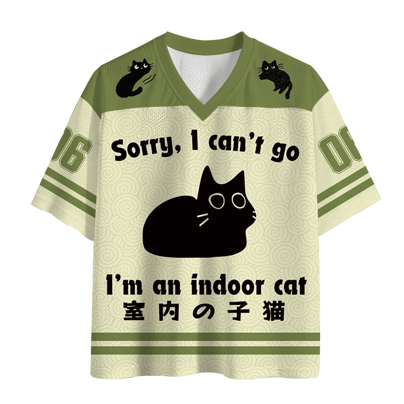 Modecanvas Indoor Kitten Mesh Jersey-modecanvas