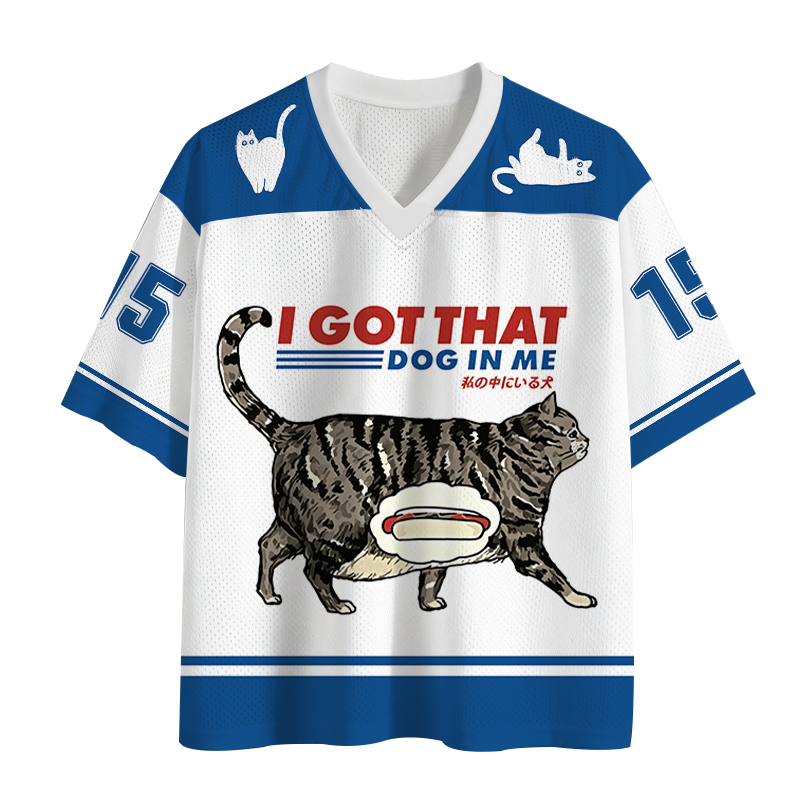 Modecanvas I Got That Dog In Me Japan Mesh Jersey-modecanvas