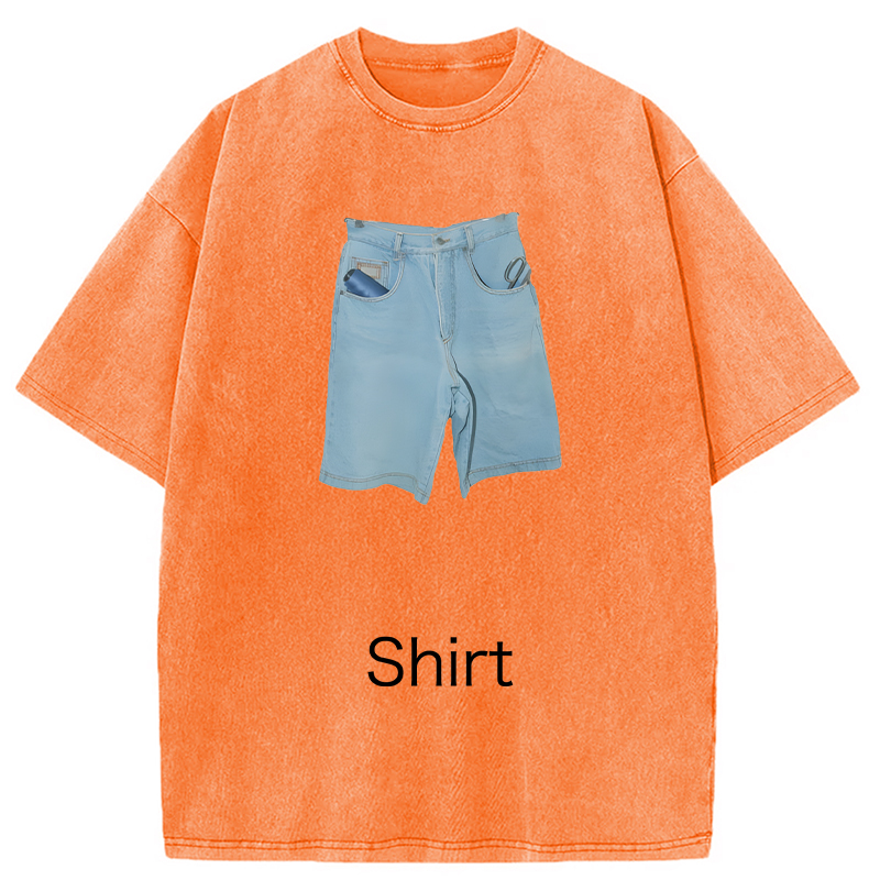 Modecanvas Weirdcore Clothing DTG Printing Washed T-Shirt