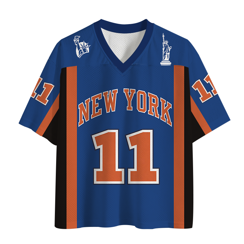 Modecanvas King of New York Mesh Jersey-modecanvas