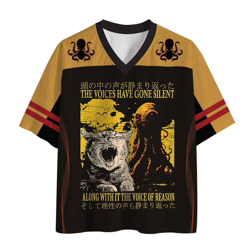 Modecanvas The Voices Have Gone Mesh Jersey-modecanvas