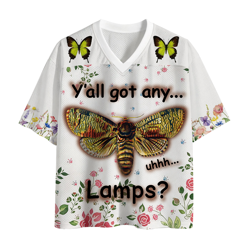 Modecanvas Yall Got Any Lamps Moth Mesh Jersey-modecanvas