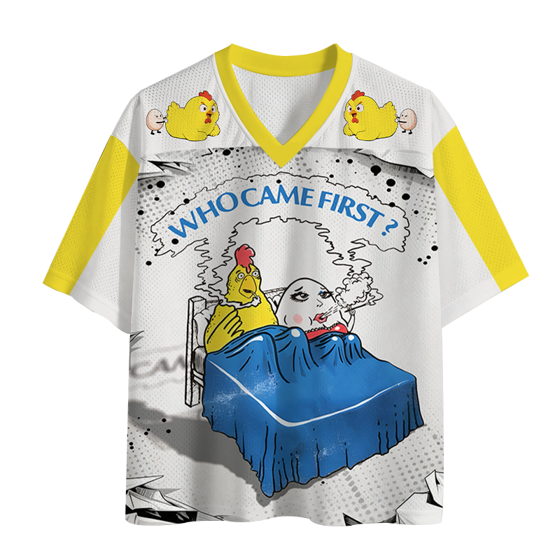 Modecanvas Who Came First Mesh Jersey-modecanvas