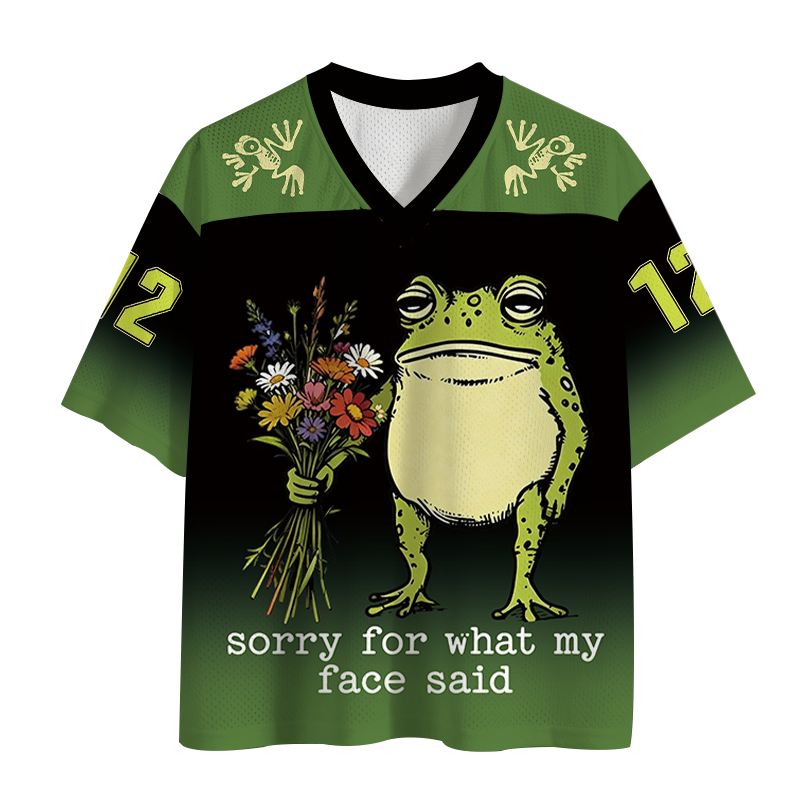 Modecanvas Frog Sorry Mode Activated Mesh Jersey-modecanvas