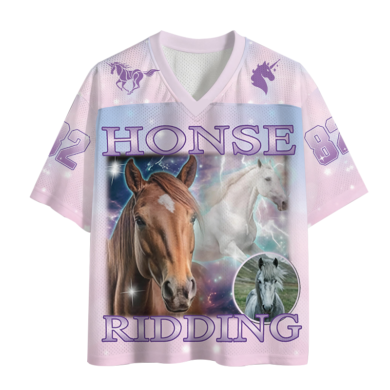 Modecanvas Honse Ridding Mesh Jersey-modecanvas