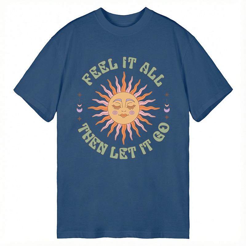 Modecanvas Breathe?and ?Release ?Artistic DTG Printing Classic T-Shirt-modecanvas