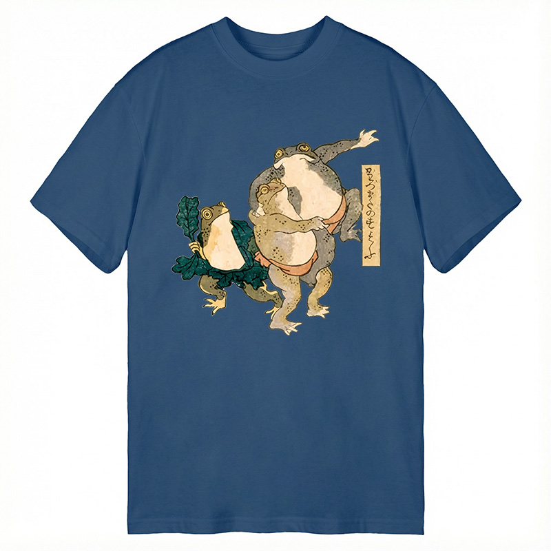 Modecanvas Sumo Frogs Japan DTG Printing Classic T-Shirt-modecanvas