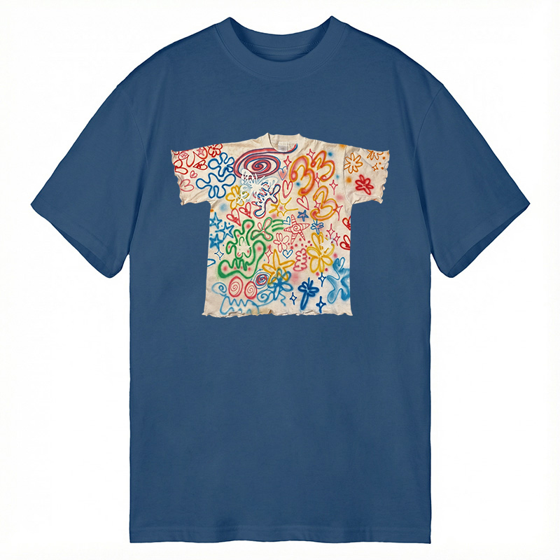 Modecanvas Graffiti Art Shirt Of DTG Printing Classic T-Shirt-modecanvas