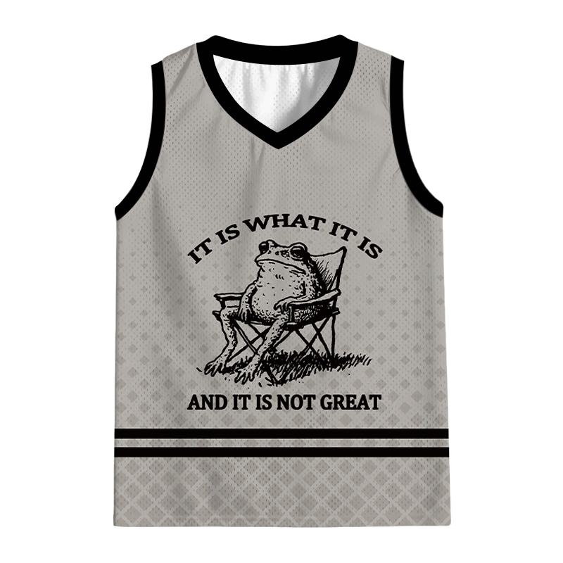 Modecanvas Resting Frog Funny Jersey Tank