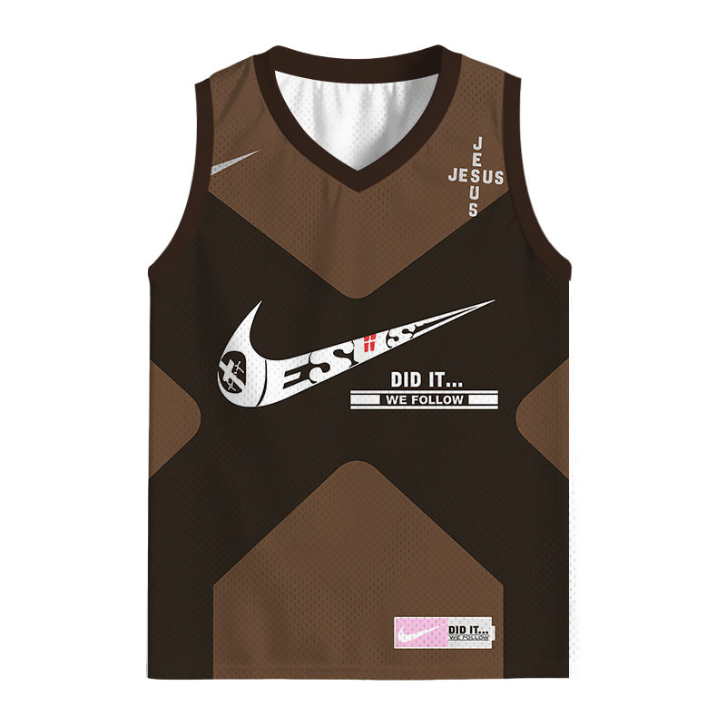 Modecanvas Jesus Did It Jersey Tank