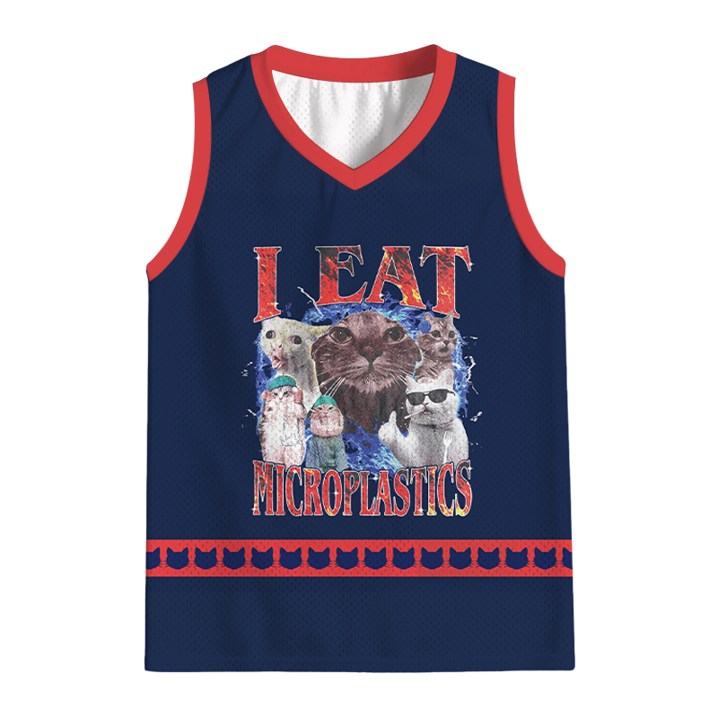 Modecanvas I Eat Microplastics Jersey Tank