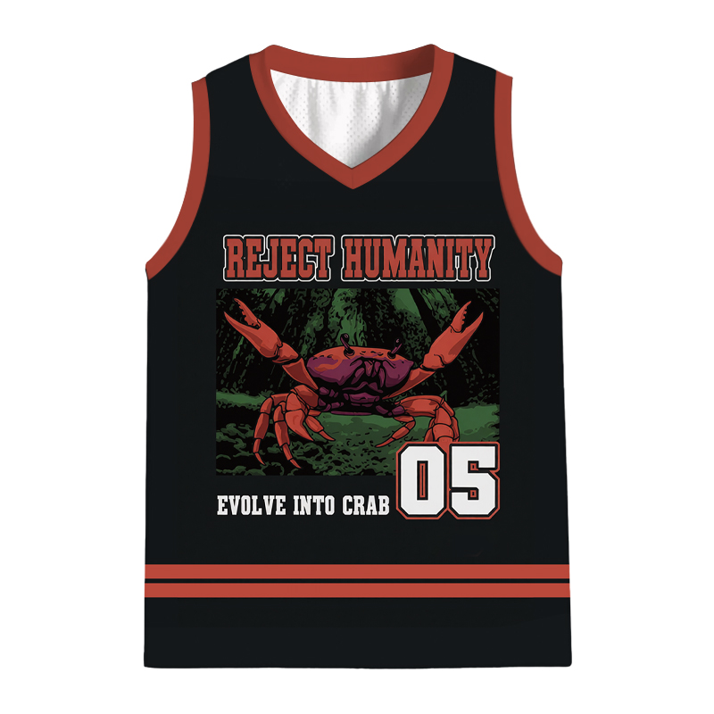 Modecanvas Crab Meme Jersey Tank